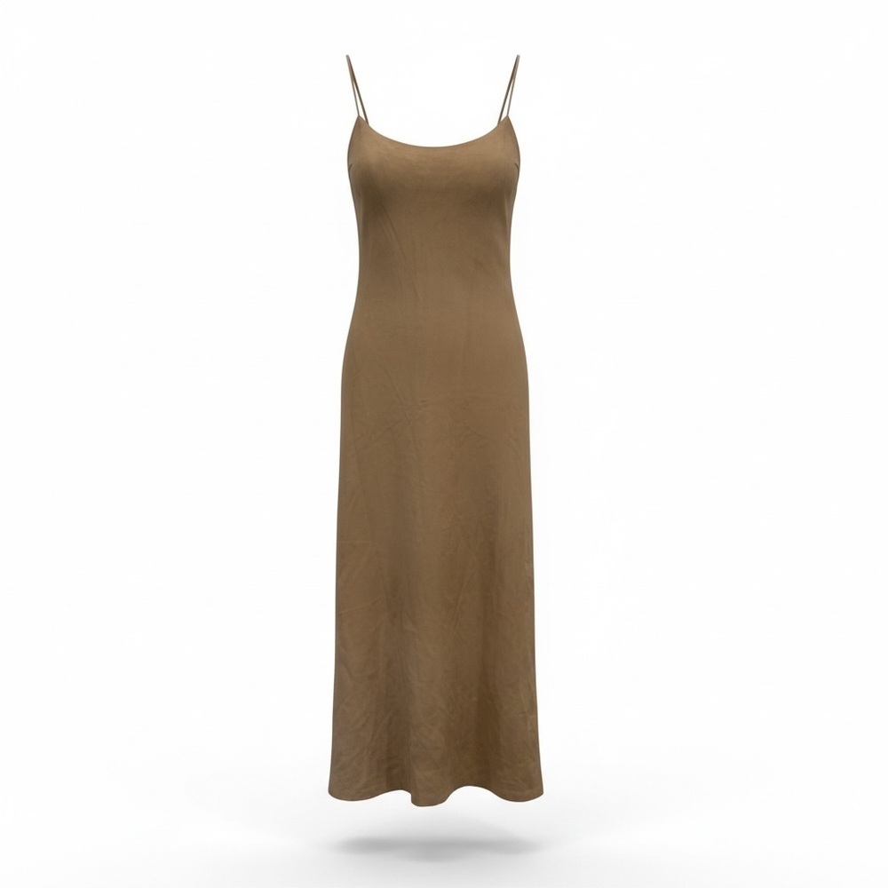 Bardot Olive Brown Slip Maxi Dress